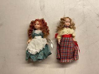 Bambole in porcellana vintage