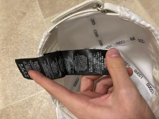 Cappello Gucci GG Bianco