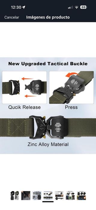 2 Cinture Tattiche e Borsa per Cellulare