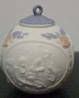 Bola Navidad Lladró 1991 Porcelana