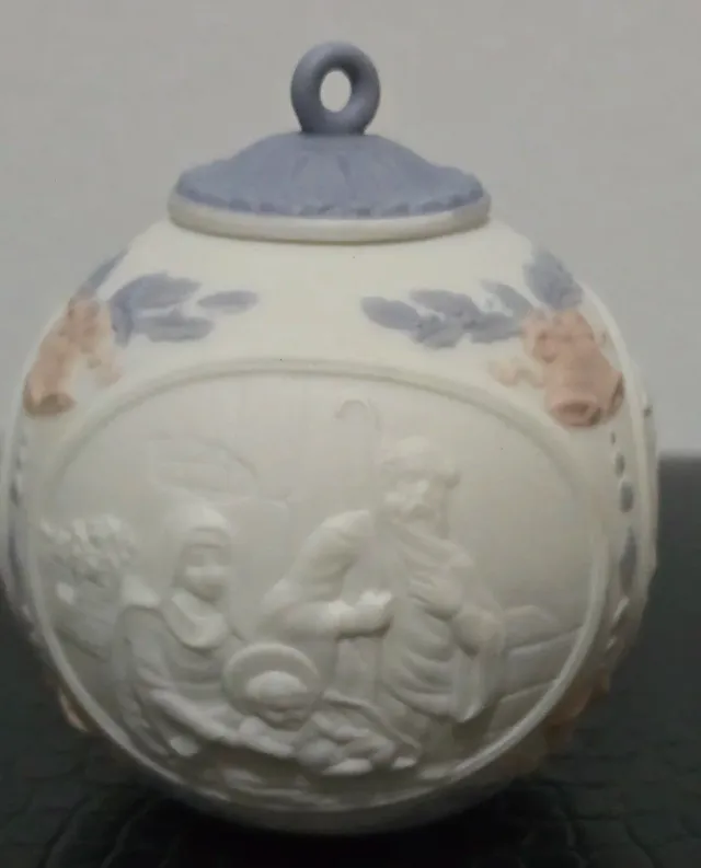 Bola Navidad Lladró 1991 Porcelana