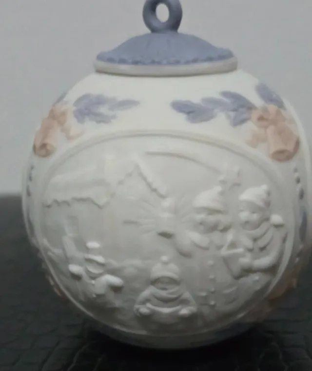 Bola Navidad Lladró 1991 Porcelana
