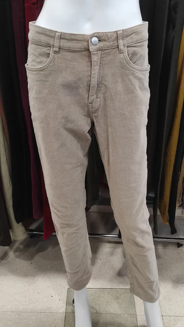 Pantalones de pana beige Talla 40
