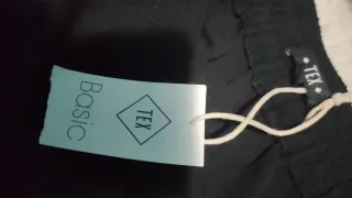 Pantalón de malla negro