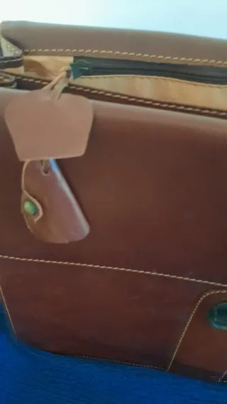 Cartella 24 ore vintage marrone