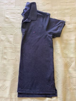 Polo Tommy Hilfiger Gris Oscuro Talla XL