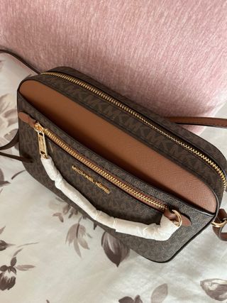 Bolso Michael Kors Marrón y Dorado