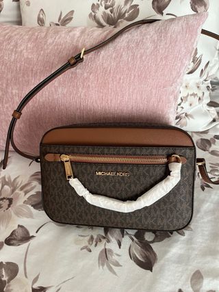 Bolso Michael Kors Marrón y Dorado