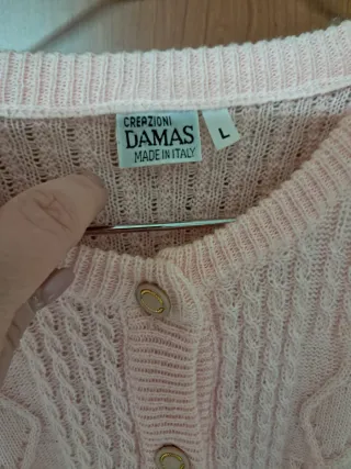 Cardigan rosa Damas