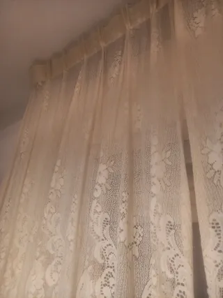 Cortinas hechas a mano 2,45m x 1,90m