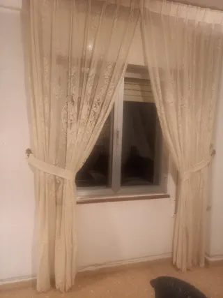 Cortinas hechas a mano 2,45m x 1,90m