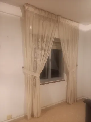 Cortinas hechas a mano 2,45m x 1,90m