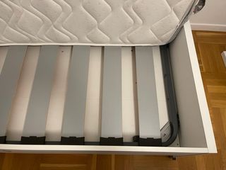 Cama 90x185cm con ruedas y cajones