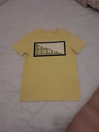 Camiseta Jack&Jones Talla XL Amarilla