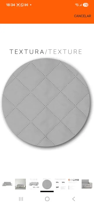 Funda Chaise Longue Gris.