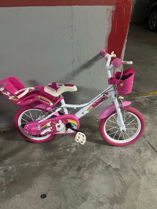 Bicicleta Infantil Unicornio Rosa