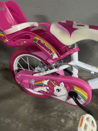 Bicicleta Infantil Unicornio Rosa