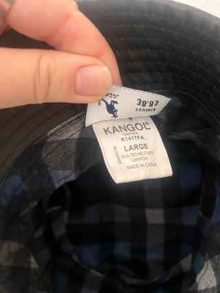 Gorro bucket Kangol gris