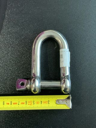 Grillete recto inox 14 mm