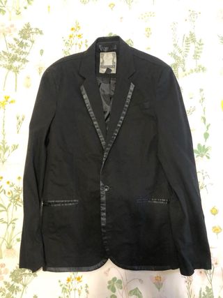 Americana Negra Hombre  talla 52