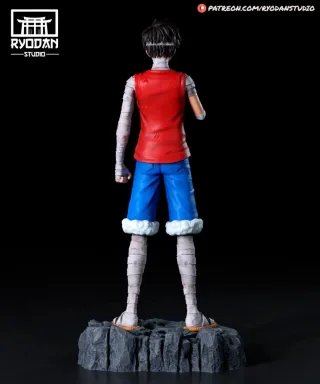 Figura Monkey D. Luffy - One Piece, kit de resina.