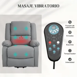 Sillón Levanta Personas Eléctrico 8 Puntos