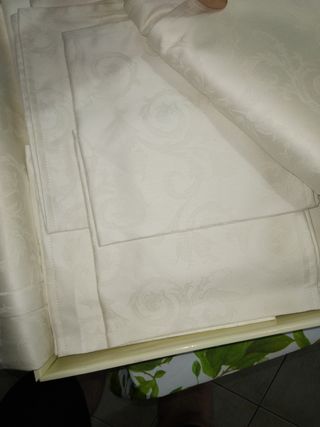 Tovaglia completa da 12 fiandra Made in Italy