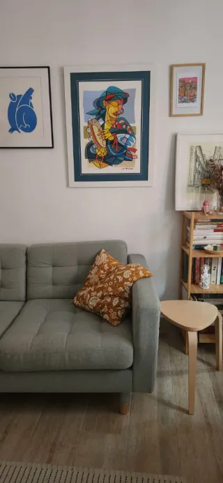 Sofá 2 plazas IKEA LANDSKRONA verde