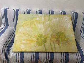 Quadro papaveri su tela