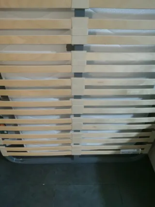 Somier 105cm con patas.