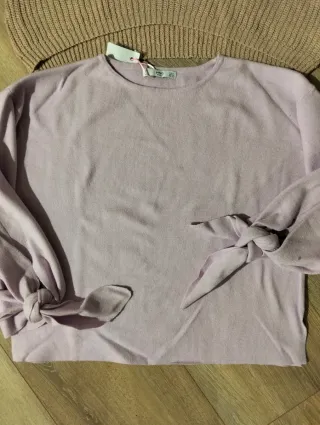 2 jerseys punto talla S corte amplio Uno Mango y u