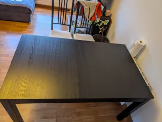 Mesa extensible Ikea Bjursta Negra