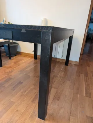 Mesa extensible Ikea Bjursta Negra