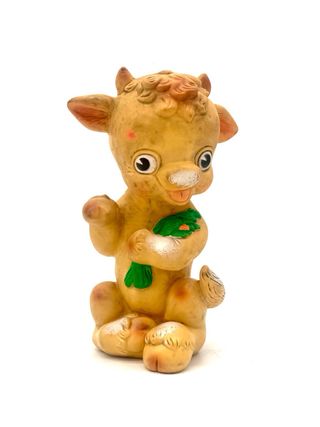 Capretta vintage Ledra gomma 22 cm – Made in Italy anni ‘60/‘70