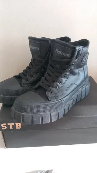 Botas Refresh Negras Plataforma
