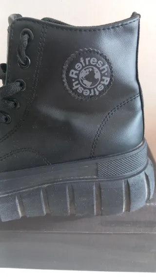 Botas Refresh Negras Plataforma