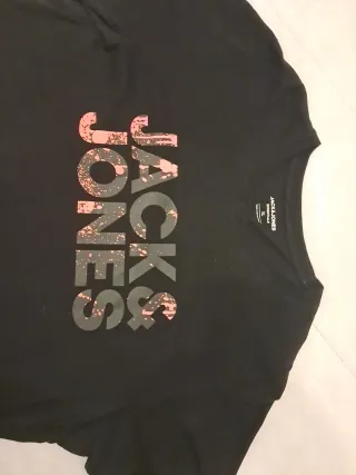 Camiseta Jack&Jones Negra Talla XL
