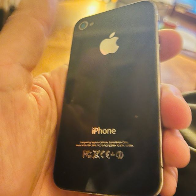 iPhone 4 Modelo A1332 Negro