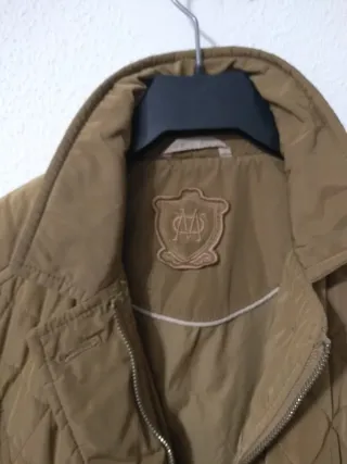 Cazadora Massimo Dutti Beige/Marrón
