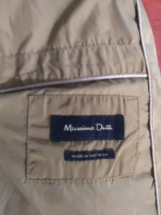 Cazadora Massimo Dutti Beige/Marrón