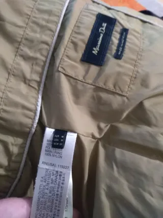Cazadora Massimo Dutti Beige/Marrón