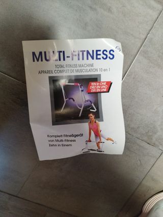 Banco de ejercicios multifuncional