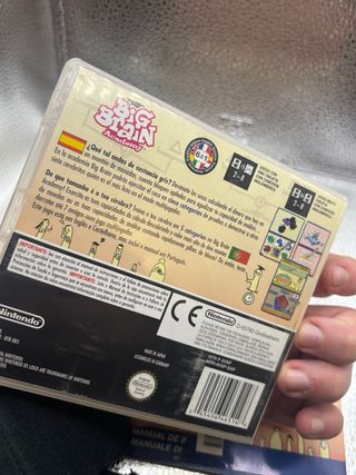 Big Brain Academy Nintendo DS Juego + Manuales