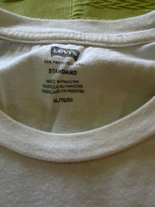 Camiseta Levi's Blanca Talla XL