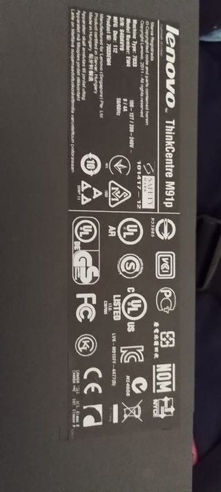 Ordenador Sobremesa Lenovo ThinkCentre M Series