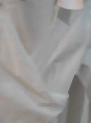 Camisa cruzada H&M blanca