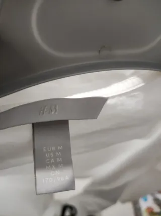 Camisa cruzada H&M blanca