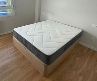 CAMA DOBLE CAMA MATRIMONIO CANAPÉ Y COLCHON VISCO