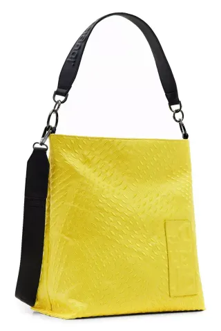 Borsa Desigual Donna Tracolla Giallo - Nero