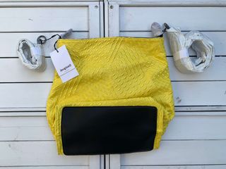 Borsa Desigual Donna Tracolla Giallo - Nero
